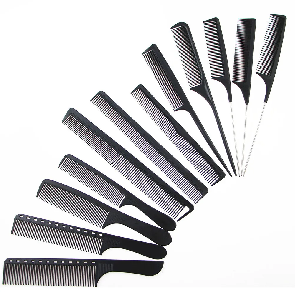 6Pcs Hair Comb Set Durable ABS Anti-Static Haircut Combs Lightweight Practical Haircut Tools for Home Salon Barber Use
6Pcs Hair Comb Set Durable ABS Anti-Static Haircut Combs Lightweight Practical Haircut Tools for Home Salon Barber Use