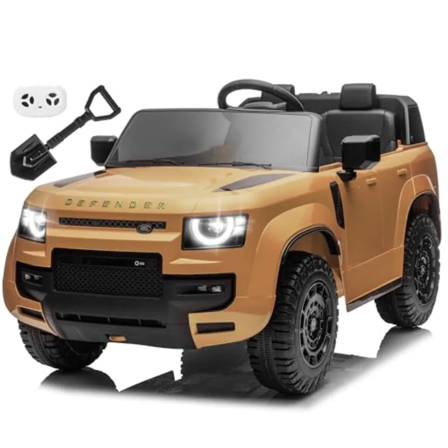 24V Land Rover Ride on Car for Aged 3-8, Champagne-Colored Battery-Powered Electric Vehicle with Parent Remote Control and Spri
24V Land Rover Ride on Car for Aged 3-8, Champagne-Colored Battery-Powered Electric Vehicle with Parent Remote Control and Spri