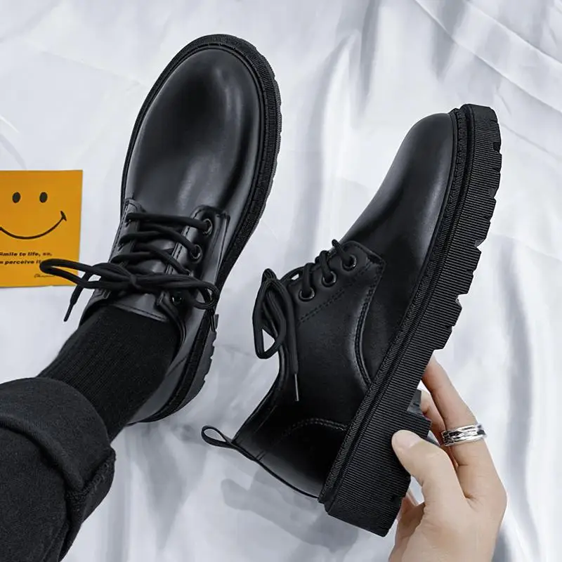 Men's Shoes Business Casual Formal Wear Black Leather Shoes Korean Style round Toe Men's Leather Shoes Suit Wedding Shoes Men's
Men's Shoes Business Casual Formal Wear Black Leather Shoes Korean Style round Toe Men's Leather Shoes Suit Wedding Shoes Men's