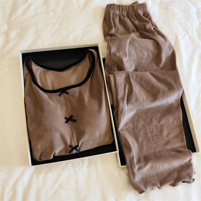 Women's Pajamas Set Nightie Nightwears For Ladies Sleepwear Female Underwear Clothes For Sleep 2023 Autumn New Home Wear
Women's Pajamas Set Nightie Nightwears For Ladies Sleepwear Female Underwear Clothes For Sleep 2023 Autumn New Home Wear