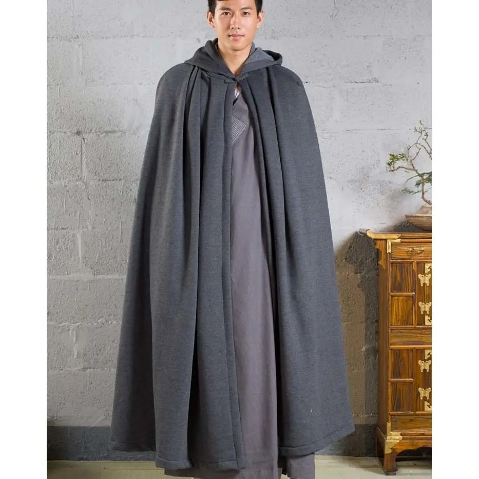 High Quality Dozen Meditation Sitting Shawl Monk's Clothes Repair Lay Buddhist Hooded plus-Sized Cloak Robe Antique Men's Coat
High Quality Dozen Meditation Sitting Shawl Monk's Clothes Repair Lay Buddhist Hooded plus-Sized Cloak Robe Antique Men's Coat