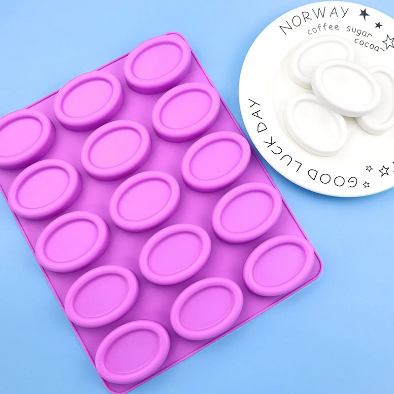 15 Cavity Silicone Soap Molds Oval Shape DIY Soap-making Supplies Handmade Chocolate Cake Mould Soap Making Tools Birthday Gifts
15 Cavity Silicone Soap Molds Oval Shape DIY Soap-making Supplies Handmade Chocolate Cake Mould Soap Making Tools Birthday Gifts