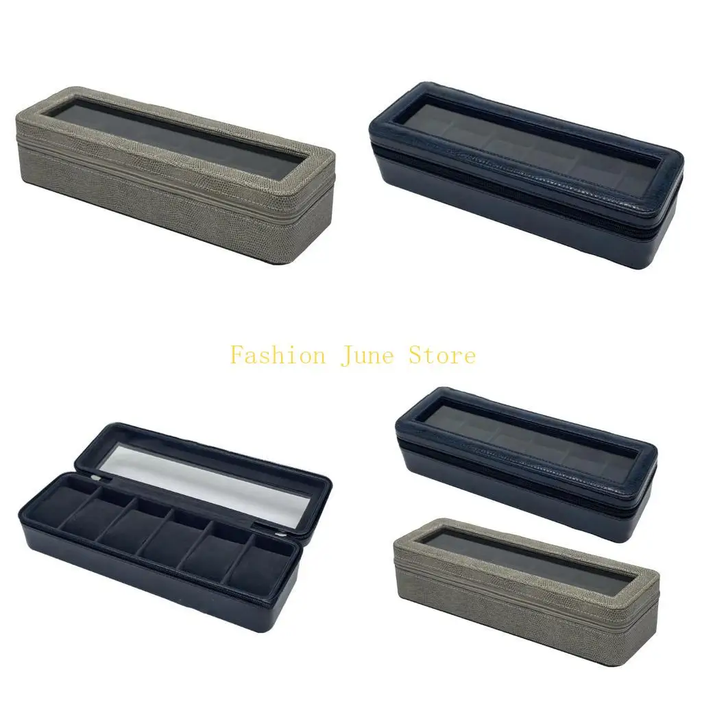 N5KA Watch Display Case Holder with Large Glass Top Watch Box Container Portable
N5KA Watch Display Case Holder with Large Glass Top Watch Box Container Portable
