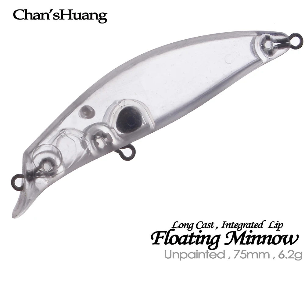 Chan’sHuang 20PCS Unpainted Blank Bait 7.5cm 6.2g Long Cast Shallow Floating Minnow Integrated Lip DIY Artificial Fishing Lures
Chan’sHuang 20PCS Unpainted Blank Bait 7.5cm 6.2g Long Cast Shallow Floating Minnow Integrated Lip DIY Artificial Fishing Lures