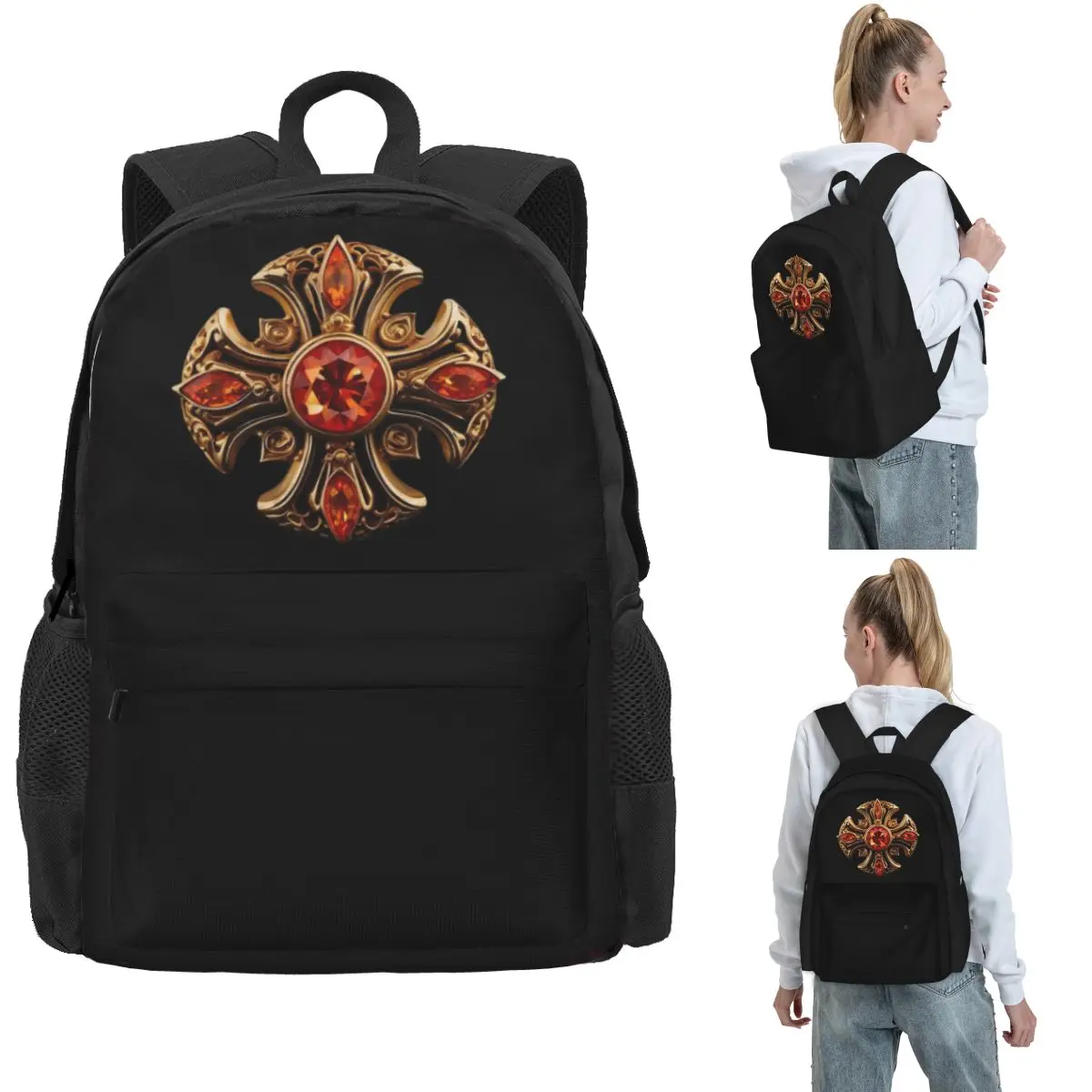 Golden Templar Cross Backpack Hot Sale Daypack Large Capacity Boys Girls BookBag School Bag Shoulder Bags for Men Women
Golden Templar Cross Backpack Hot Sale Daypack Large Capacity Boys Girls BookBag School Bag Shoulder Bags for Men Women