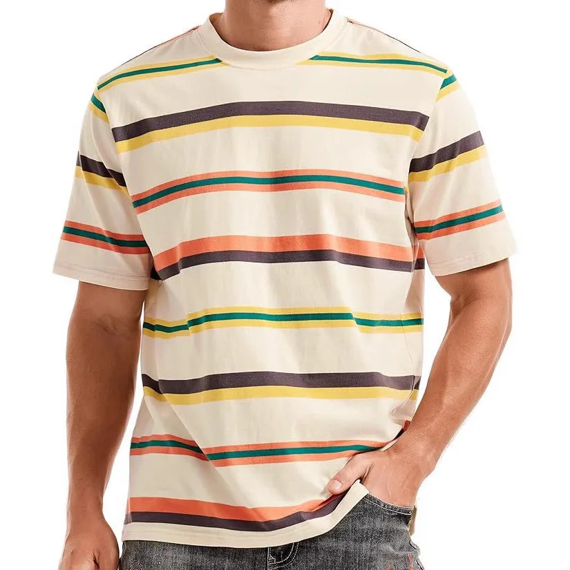 2025 Men's T-shirt Summer American Retro Stripe Trendy Printed Short Sleeve T-shirt Men Clothing Harajuku Streetwear Large Size
2025 Men's T-shirt Summer American Retro Stripe Trendy Printed Short Sleeve T-shirt Men Clothing Harajuku Streetwear Large Size
