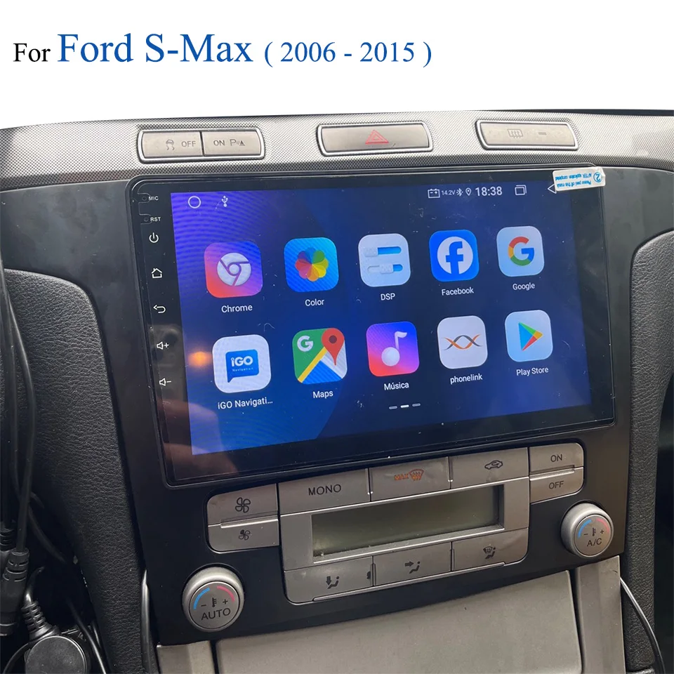 8G+128G Android 14 Car Radio FM AM Auto Stereo Video Audio A/V HU For Ford S-MAX 2006 2008 2010 2015 Auto Multimedia DVD Player
8G+128G Android 14 Car Radio FM AM Auto Stereo Video Audio A/V HU For Ford S-MAX 2006 2008 2010 2015 Auto Multimedia DVD Player