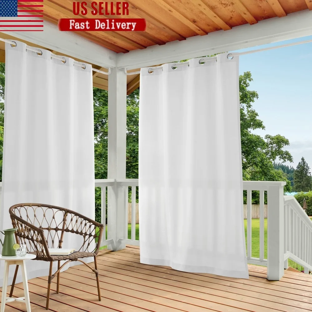 Heavyweight Indoor Outdoor Light Filtering Curtains Water Repellent Grommet Top Privacy Panels Patio Deck Sunroom 2 Pack 54x84
Heavyweight Indoor Outdoor Light Filtering Curtains Water Repellent Grommet Top Privacy Panels Patio Deck Sunroom 2 Pack 54x84
