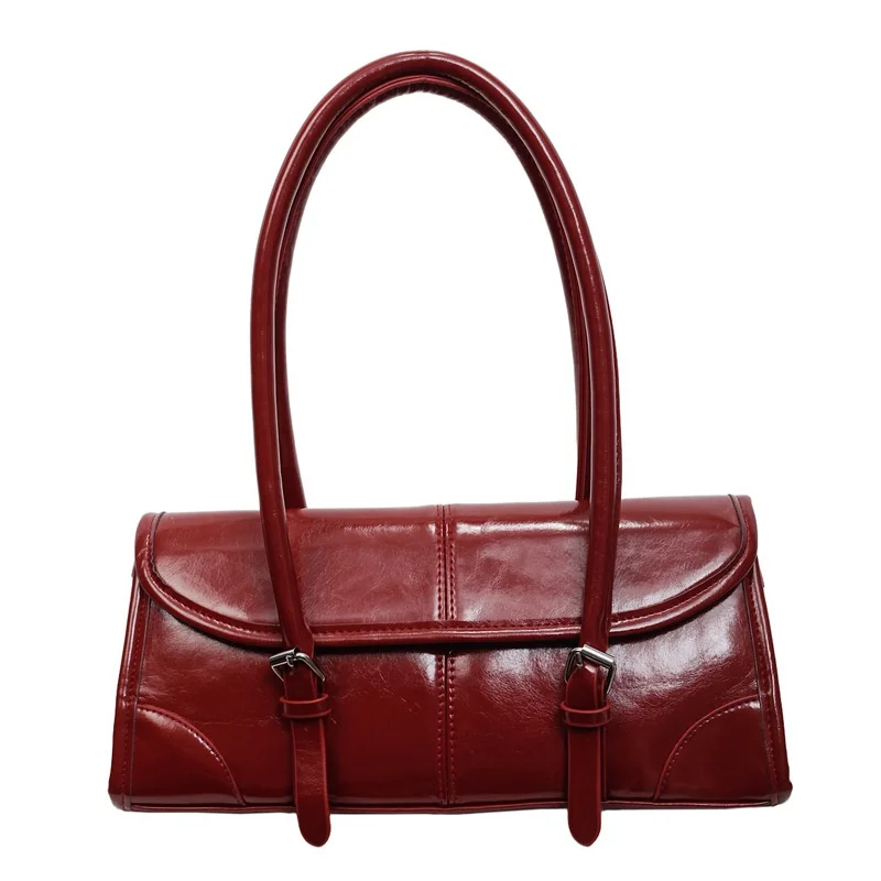 Shoulder Bag Women General Capacity Shoulder Magnetic Buckle Elegant Burgundy PU Leather Office Versatile Daily Tote
Shoulder Bag Women General Capacity Shoulder Magnetic Buckle Elegant Burgundy PU Leather Office Versatile Daily Tote