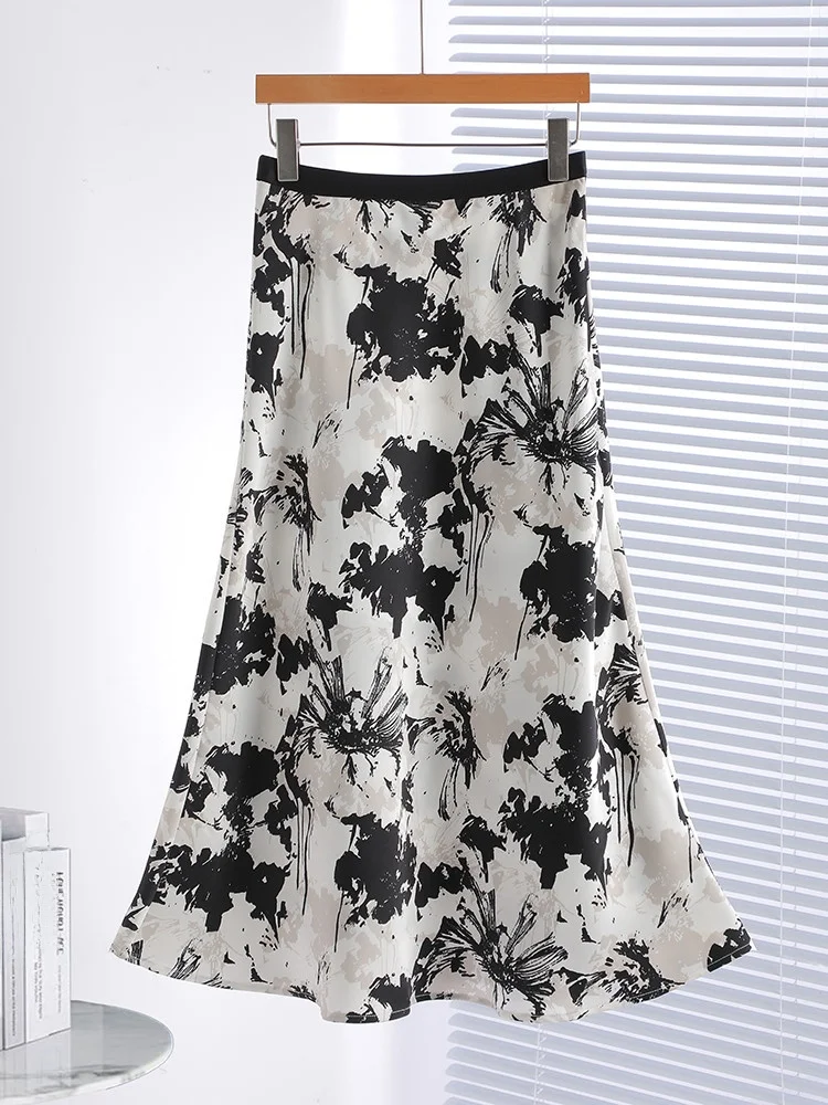 Retro Watercolor Print High Waist A-Line Skirt Women's Casual Print Spring New Style Versatile Slimming Long Skirt
Retro Watercolor Print High Waist A-Line Skirt Women's Casual Print Spring New Style Versatile Slimming Long Skirt