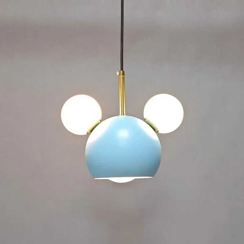 New Mickey Pendant Lights Modern Colorful Iron Chandelier for Dining Bedroom Baby Room Nordic Home Decor G9 Luminaire Suspension
New Mickey Pendant Lights Modern Colorful Iron Chandelier for Dining Bedroom Baby Room Nordic Home Decor G9 Luminaire Suspension