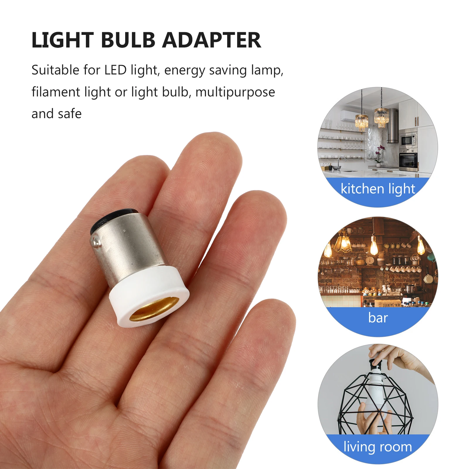 8pcs B15 to E14 Lamp Holder Adapter Screw Base Converter for LED Bulb Pink Light Copper Indoor Banquet Energy Saving
8pcs B15 to E14 Lamp Holder Adapter Screw Base Converter for LED Bulb Pink Light Copper Indoor Banquet Energy Saving