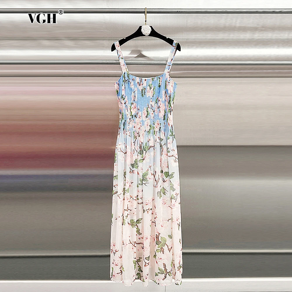 VGH Print Spliced Elastic Maxi Dresses for Women Square Collar Sleeveless Patchwork Lace Up Temperament High Wasit Dress Female
VGH Print Spliced Elastic Maxi Dresses for Women Square Collar Sleeveless Patchwork Lace Up Temperament High Wasit Dress Female