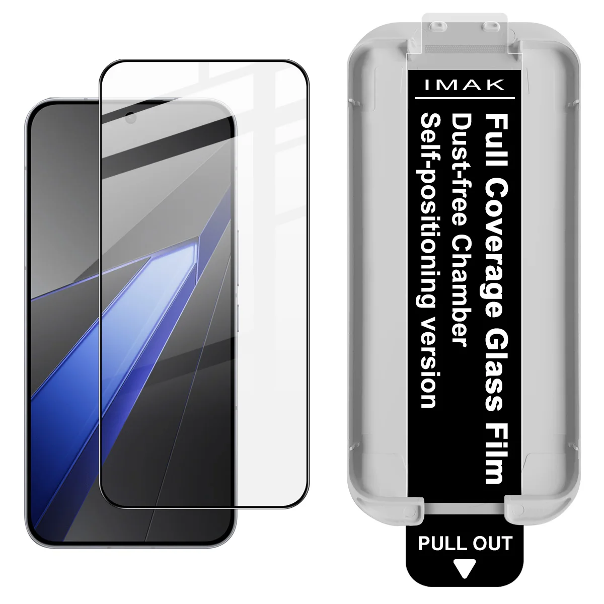 Tempered Glass for OPPO K15 Pro+ 5G Dust-free Chamber Locator Film IMAK Pro+ Support Fingerprint
Tempered Glass for OPPO K15 Pro+ 5G Dust-free Chamber Locator Film IMAK Pro+ Support Fingerprint