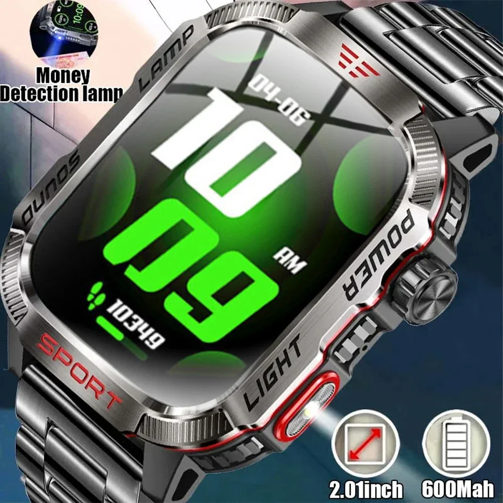 2024 New Durable Military Smart Watch - Bluetooth Call, Outdoor Sports Tracker, for Men & Women, LED Flashlight.
2024 New Durable Military Smart Watch - Bluetooth Call, Outdoor Sports Tracker, for Men & Women, LED Flashlight.