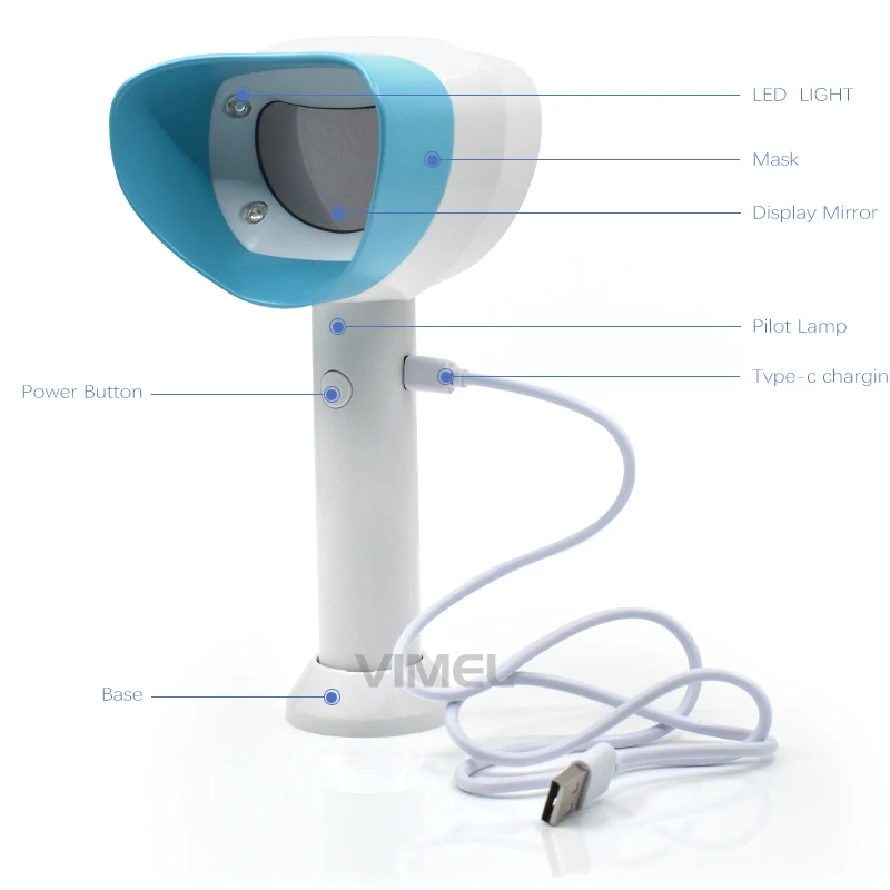 Handheld Dental Portable oral Hygiene Plaque Monitor Intraoral Camera System with LED Purple Light
Handheld Dental Portable oral Hygiene Plaque Monitor Intraoral Camera System with LED Purple Light