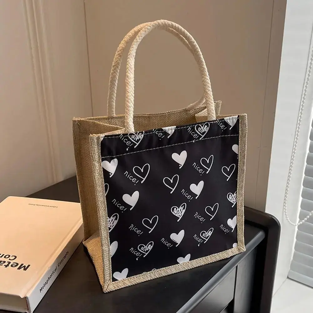 Mommy Bag Zipper Flower Linen Bag Button Lunch Bag Love Heart Tote Bag Gift Bag Large Capacity Linen Handbag Travel
Mommy Bag Zipper Flower Linen Bag Button Lunch Bag Love Heart Tote Bag Gift Bag Large Capacity Linen Handbag Travel
