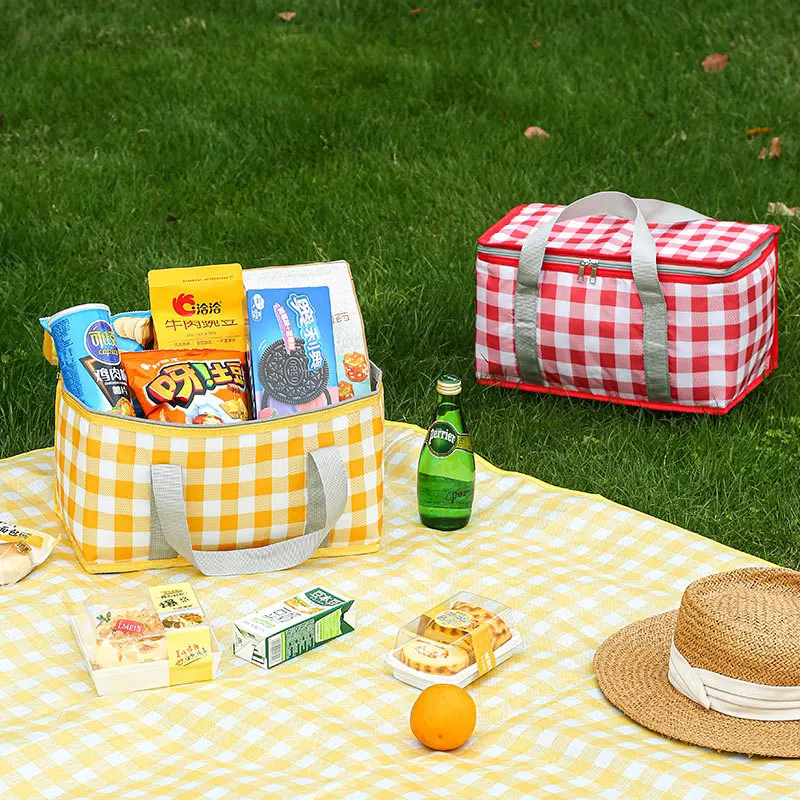 Large Capacity Insulated Picnic Bag Outdoor Camping Picnic Basket Portable Travel Lunch Bag Tote Handbag Food Thermal Cooler Bag
Large Capacity Insulated Picnic Bag Outdoor Camping Picnic Basket Portable Travel Lunch Bag Tote Handbag Food Thermal Cooler Bag