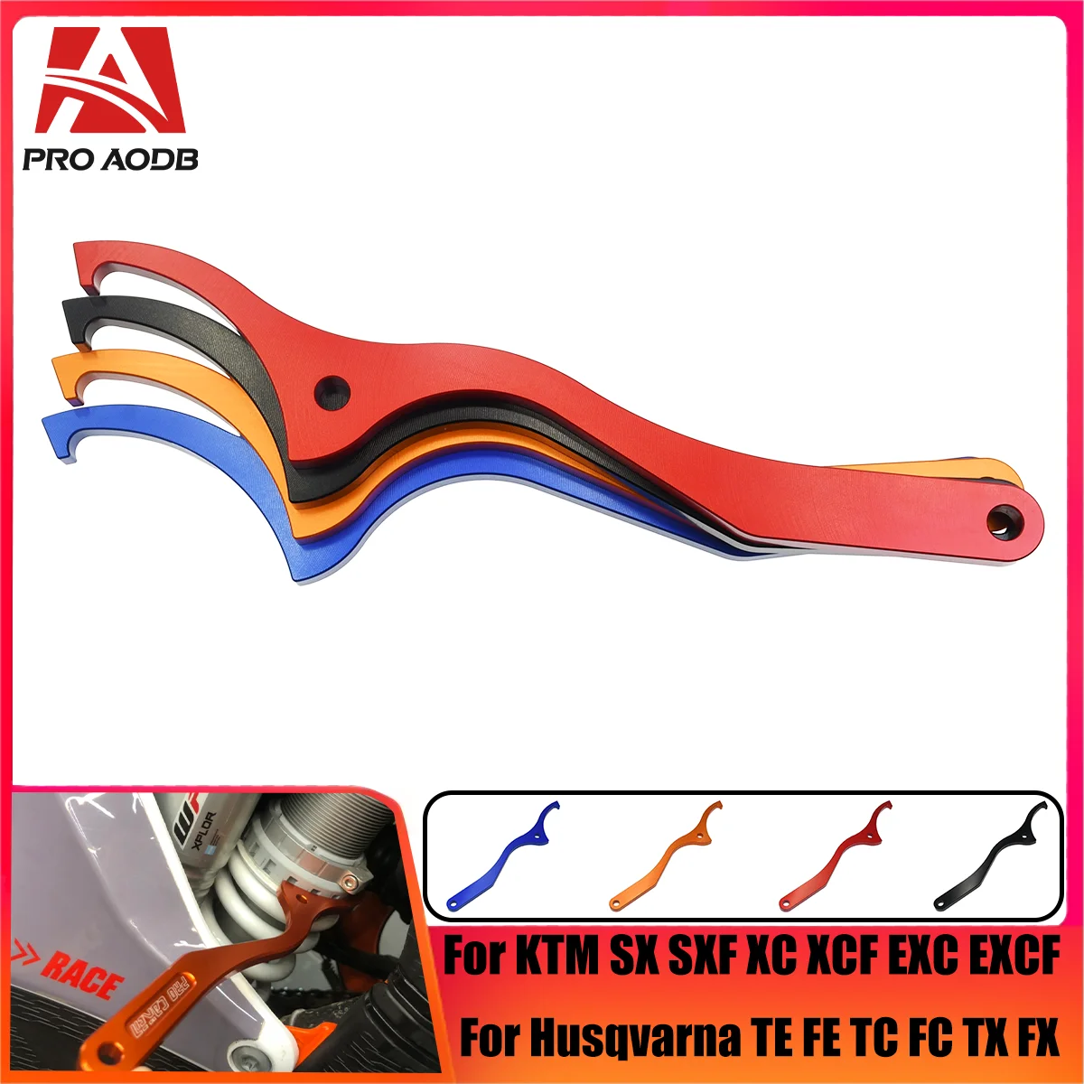 Motorcycle Rear Damping Shock Spanner Wrench For KTM SX SXF XC XCF EXC EXCF 125 200 250 300 350 400 450 500 Husqvarna TE TC FE
Motorcycle Rear Damping Shock Spanner Wrench For KTM SX SXF XC XCF EXC EXCF 125 200 250 300 350 400 450 500 Husqvarna TE TC FE