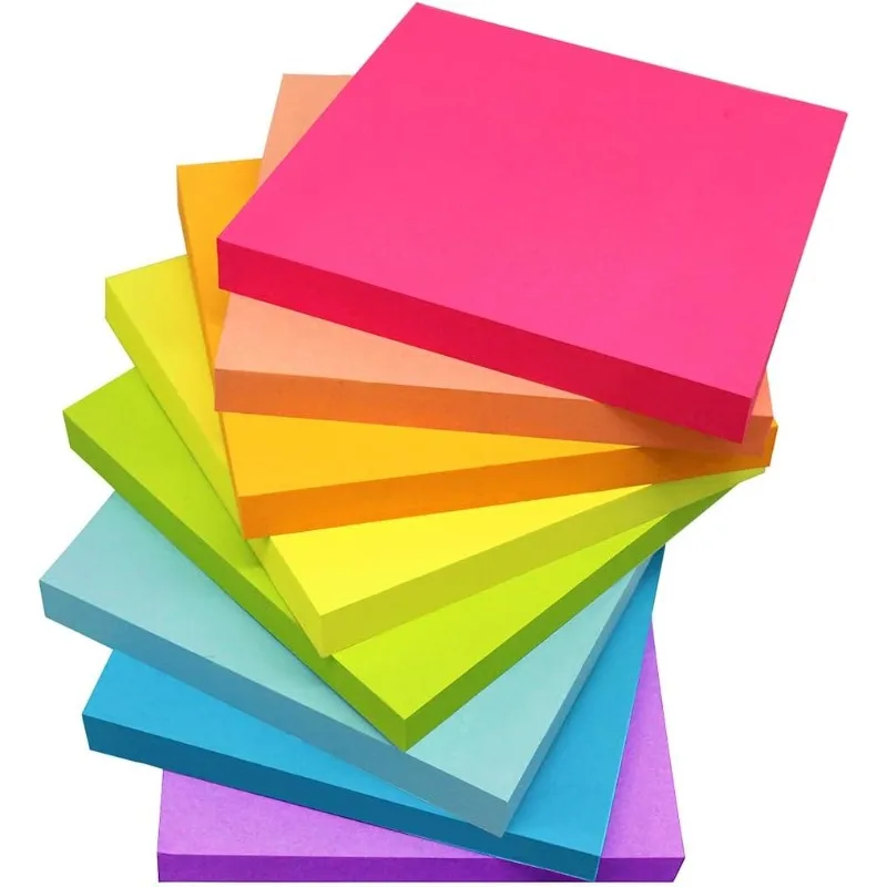 Sticker 3x3 inches, bright colored self-adhesive pad, easy to stick, suitable for home, office, laptop
Sticker 3x3 inches, bright colored self-adhesive pad, easy to stick, suitable for home, office, laptop