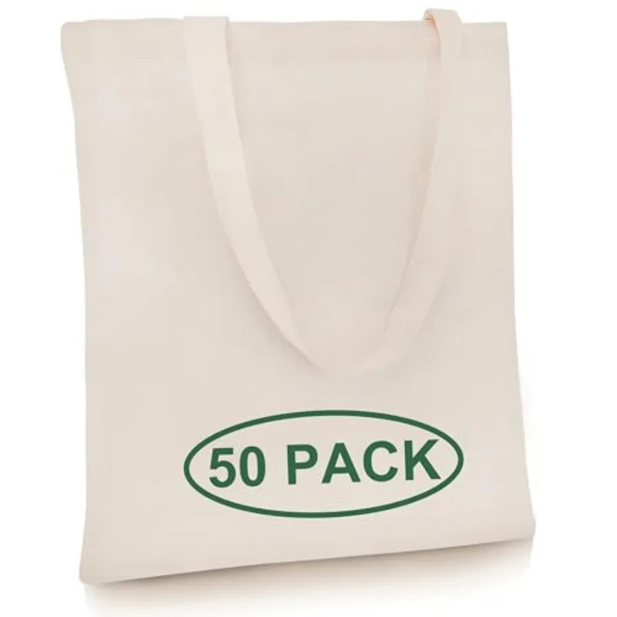 Canvas Tote Bag - Lightweight Tote Bags Bulk Medium Reusable Grocery Shopping Cloth Bags for Advertising DIY Projects Crafts Pa
Canvas Tote Bag - Lightweight Tote Bags Bulk Medium Reusable Grocery Shopping Cloth Bags for Advertising DIY Projects Crafts Pa