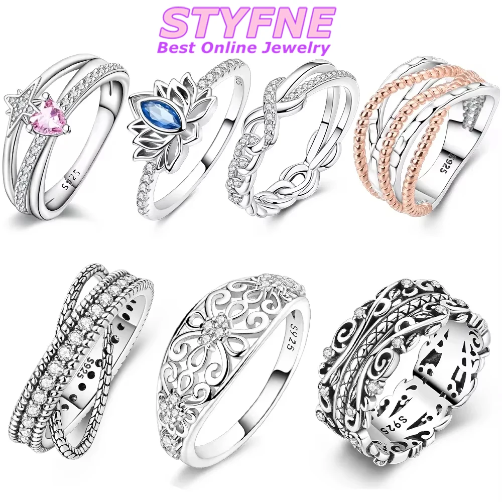 Women Rings Original Infinite Pink Heart Love 925 Sterling Silver Rings Graduation Dating Match Gift Delicate Holiday Jewelry
Women Rings Original Infinite Pink Heart Love 925 Sterling Silver Rings Graduation Dating Match Gift Delicate Holiday Jewelry