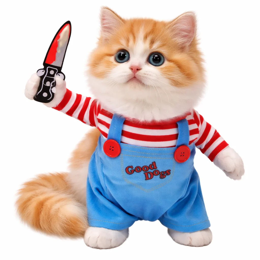 Pet Cosplay Costume for Cats and Dogs, Funny Cat Clothes Jumpsuit, Cute Outfit for Small Medium Pets Ropa Para Gatos
Pet Cosplay Costume for Cats and Dogs, Funny Cat Clothes Jumpsuit, Cute Outfit for Small Medium Pets Ropa Para Gatos