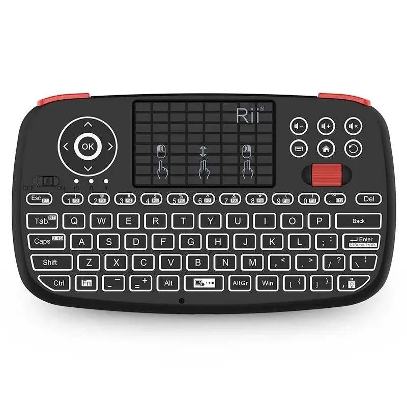 Dual Mode Bluetooth Wireless Keyboard 2.4 Handheld Fingerboard Backlit Mouse Touchpad
Dual Mode Bluetooth Wireless Keyboard 2.4 Handheld Fingerboard Backlit Mouse Touchpad