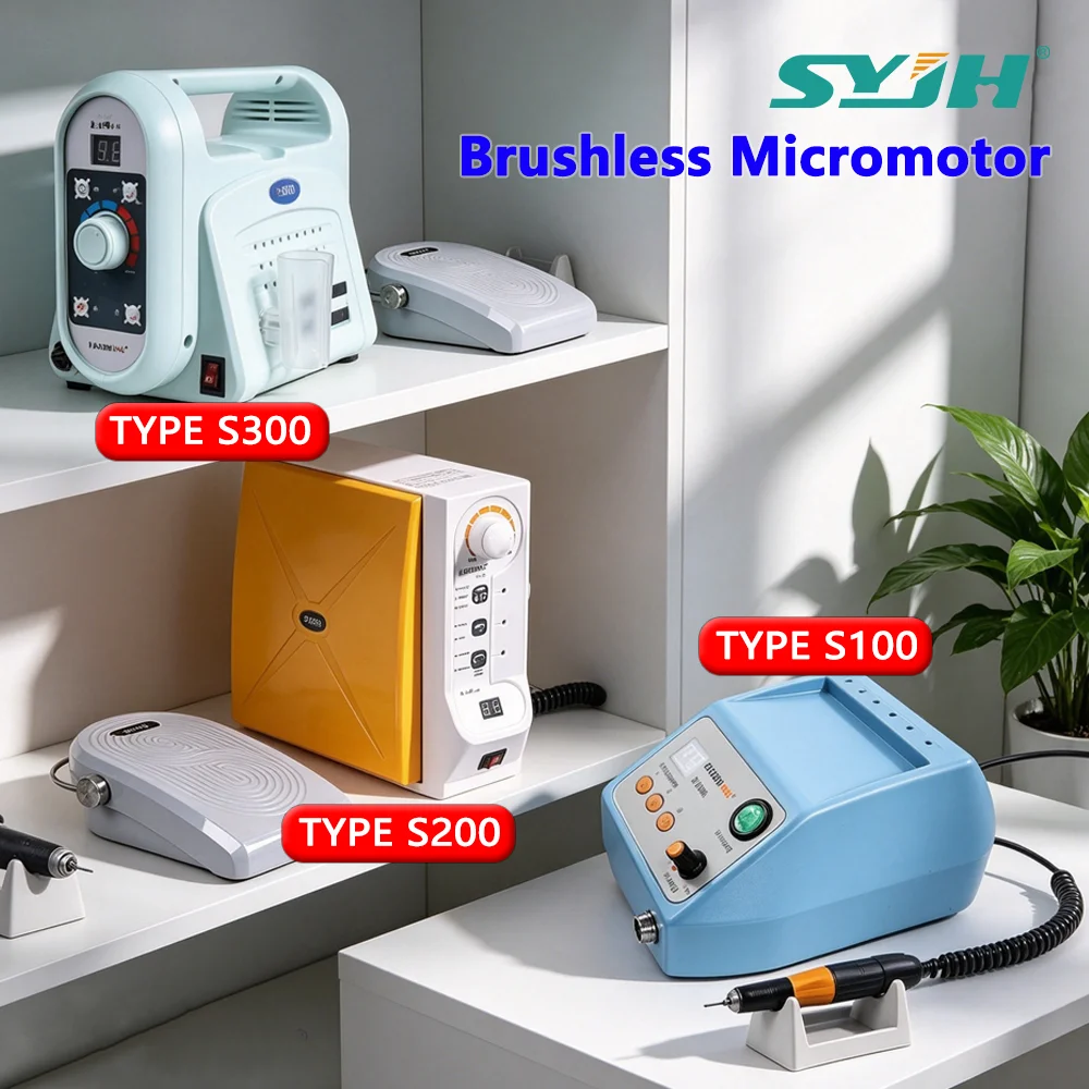 100W Brushless Dental Micromotor 50000RPM/60000RPM with Foot Pedal Handpiece for Dental Lab Nail Polishing Finishing Equipment
100W Brushless Dental Micromotor 50000RPM/60000RPM with Foot Pedal Handpiece for Dental Lab Nail Polishing Finishing Equipment