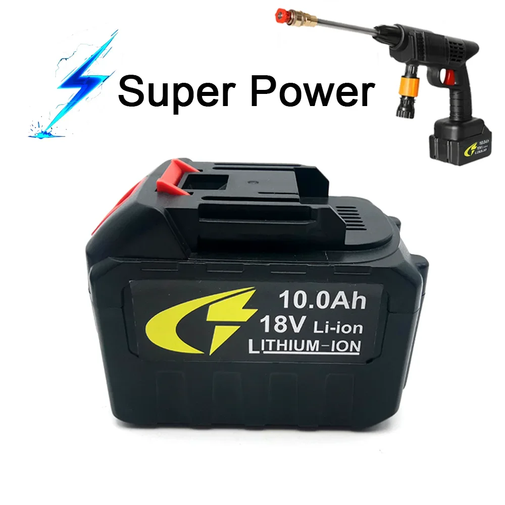 18V universal lithium battery 10Ah 6.0Ah 3.0Ah, can be used for pastoral tools, Car washing machine spray gun, watering guns
18V universal lithium battery 10Ah 6.0Ah 3.0Ah, can be used for pastoral tools, Car washing machine spray gun, watering guns