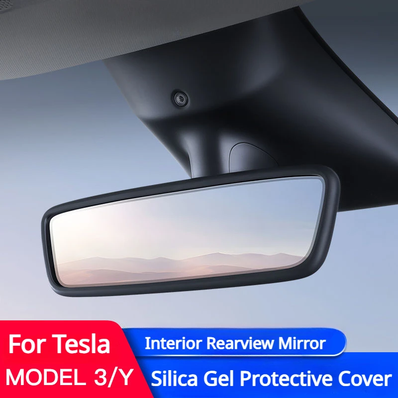 For Tesla Model 3 / Y Interior Accessories Rearview Mirror Protector Trim Silicone Decor Frame White Pink Protection Strip
For Tesla Model 3 / Y Interior Accessories Rearview Mirror Protector Trim Silicone Decor Frame White Pink Protection Strip