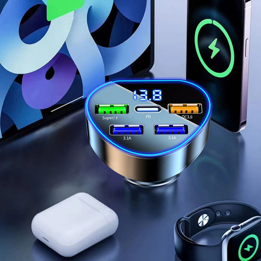 In-Car Charging 6*4*3cm Car Charger 12-24V Car Adapter Indicator Light Simultaneous Output Supports Popular Vehicles
In-Car Charging 6*4*3cm Car Charger 12-24V Car Adapter Indicator Light Simultaneous Output Supports Popular Vehicles