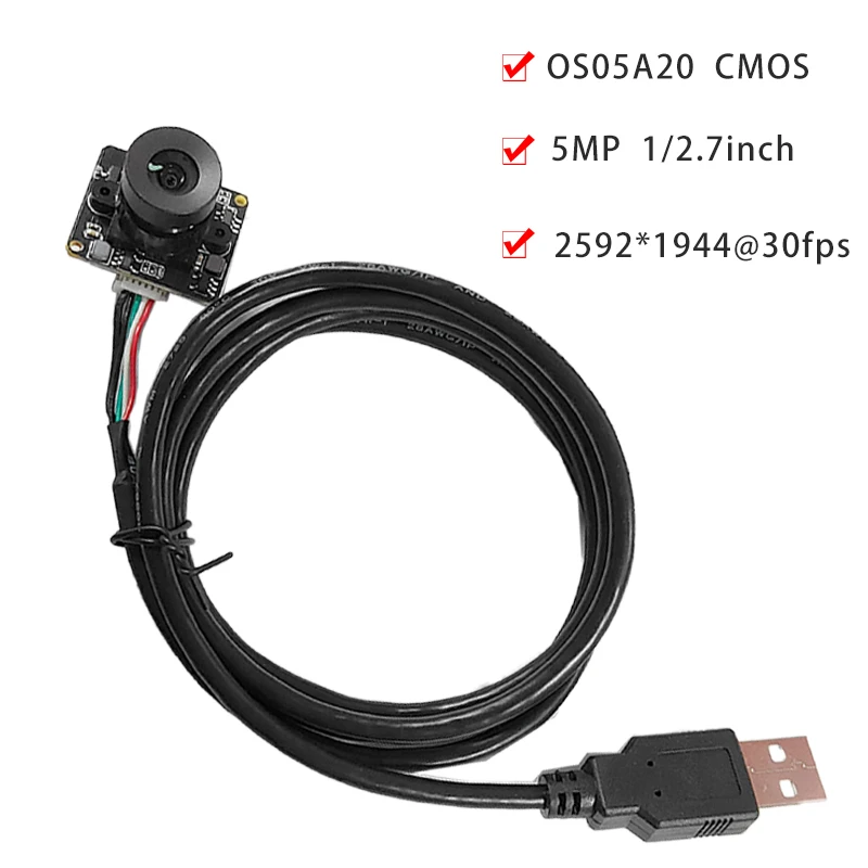 5MP OS05A20 sensor USB Camera Module 95 Degree 30fps Color MJPG/YUV Low Illumination Board UVC Free Drive 2592*1944 For Helmet
5MP OS05A20 sensor USB Camera Module 95 Degree 30fps Color MJPG/YUV Low Illumination Board UVC Free Drive 2592*1944 For Helmet