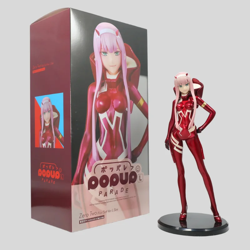 24cm Anime DARLING in The FRANXX Zero Two Action Figures PVC Toy Desk Decor Statue Collection Model for Kids Birthday Gifts Toys
24cm Anime DARLING in The FRANXX Zero Two Action Figures PVC Toy Desk Decor Statue Collection Model for Kids Birthday Gifts Toys