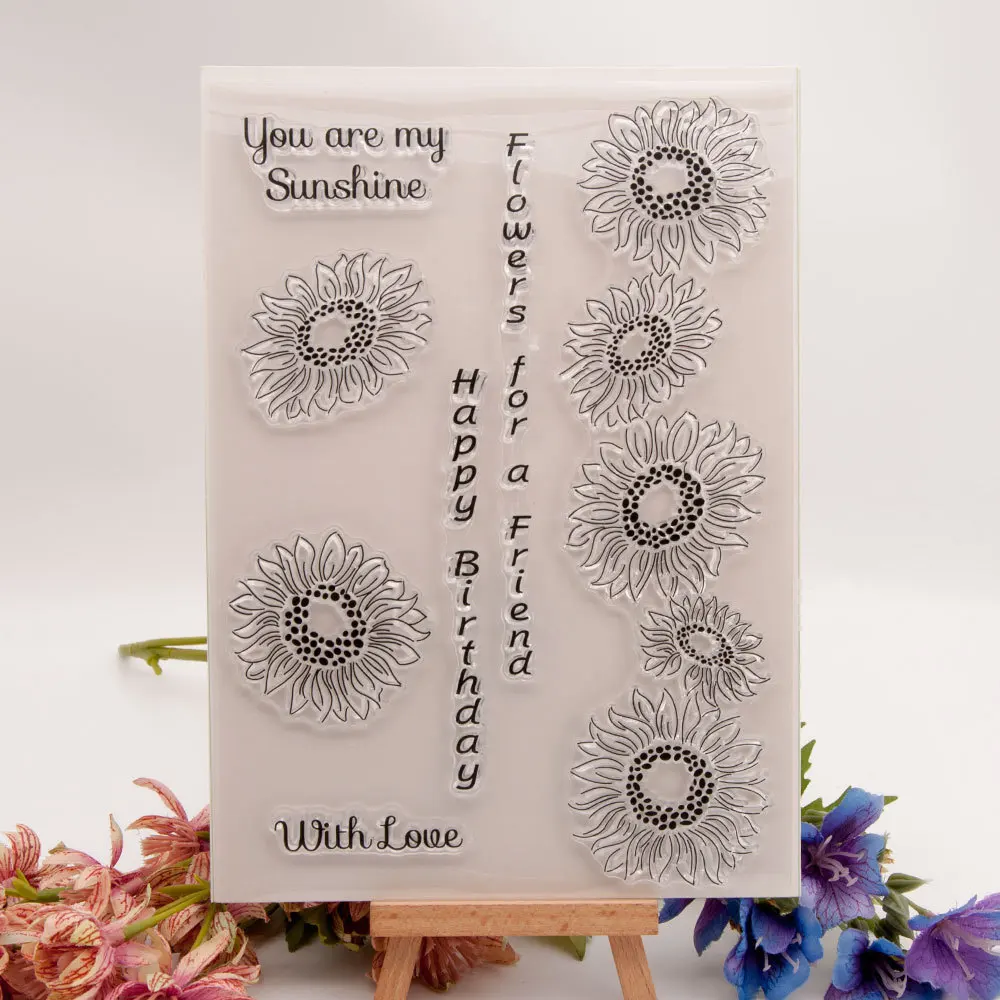 Birthday Flowers Clear Stamps Seal for DIY Scrapbooking Card Transparent Stamps Making Photo Album Crafts Decoration New Stamps
Birthday Flowers Clear Stamps Seal for DIY Scrapbooking Card Transparent Stamps Making Photo Album Crafts Decoration New Stamps