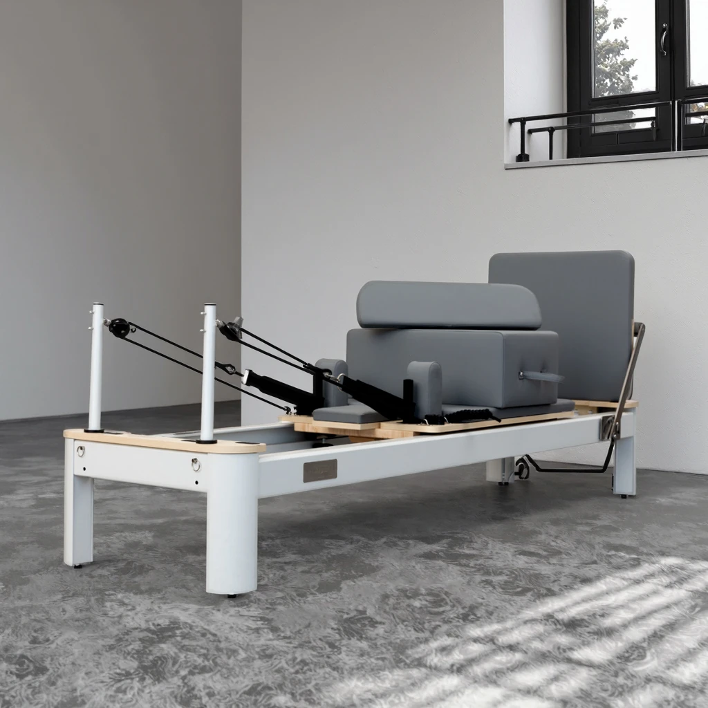 Commercial Home Studio Aluminum Alloy Bed Pilates Reformers Factory Price High Quality Pilates Machines
Commercial Home Studio Aluminum Alloy Bed Pilates Reformers Factory Price High Quality Pilates Machines