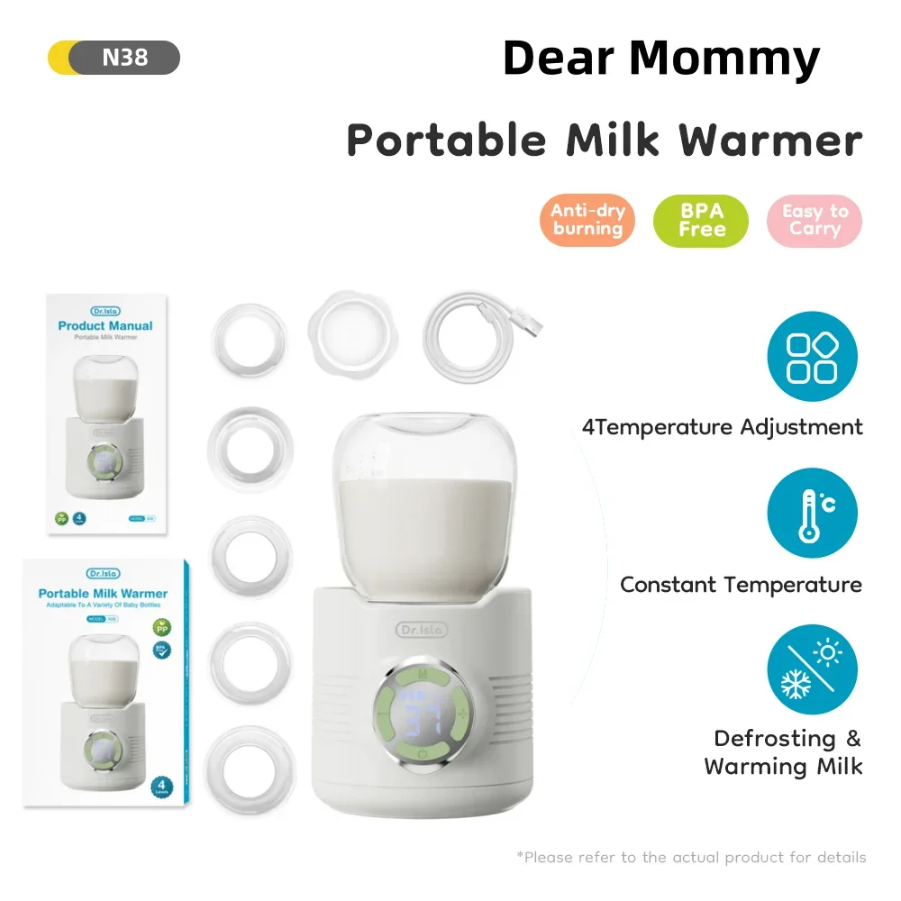 Multifunction Baby Bottle Warmer Fast Temperature Control Newborn Warmer with Dry Burning Prevention Accurate Heat Settings
Multifunction Baby Bottle Warmer Fast Temperature Control Newborn Warmer with Dry Burning Prevention Accurate Heat Settings