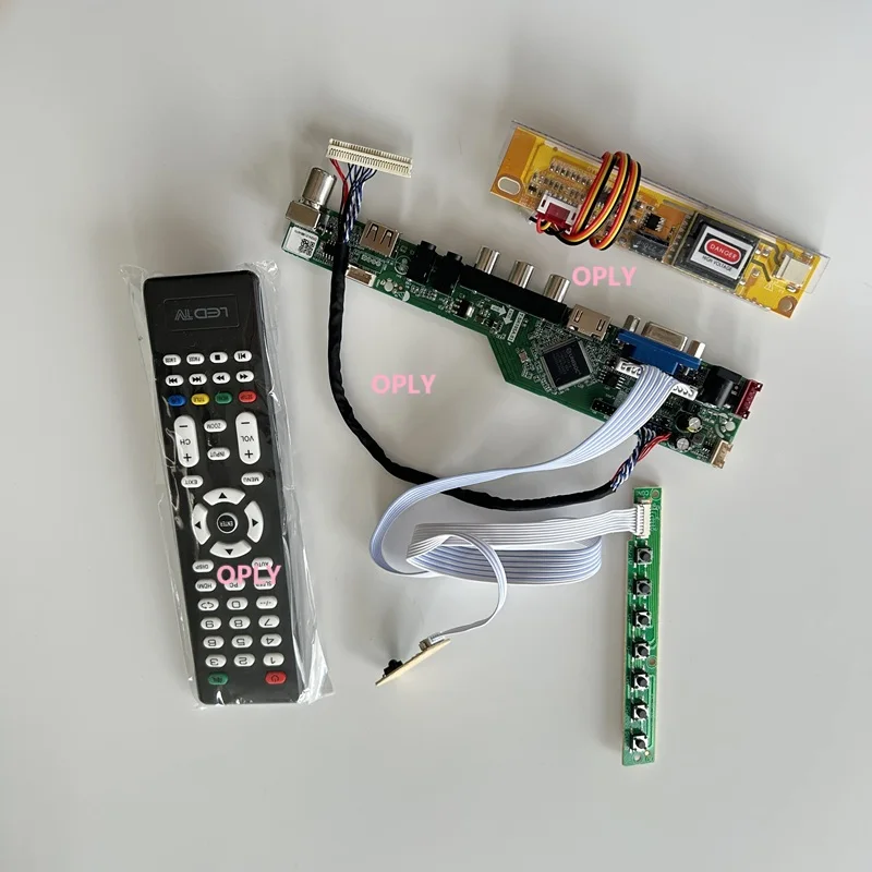 TV Controller driver board kit for LP171WE2 LP171W02 17.1" 1680X1050 VGA HDMI-compatible USB RF LCD panel AV screen monitor
TV Controller driver board kit for LP171WE2 LP171W02 17.1" 1680X1050 VGA HDMI-compatible USB RF LCD panel AV screen monitor