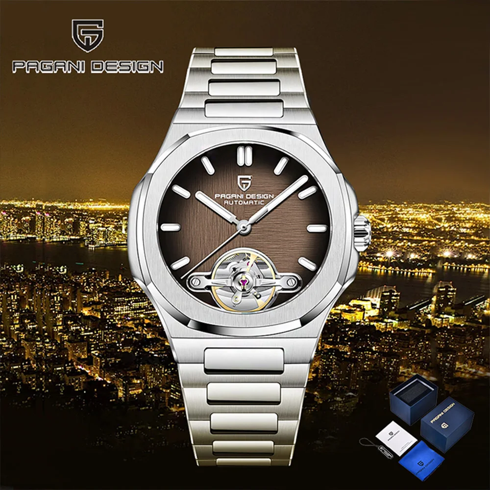 Мужские часы Pagani Design 2026: новые, с полым турбийоном, элитные механические часы с автоподзаводом, сапфировое стекло, подарочная коробка
Мужские часы Pagani Design 2026: новые, с полым турбийоном, элитные механические часы с автоподзаводом, сапфировое стекло, подарочная коробка