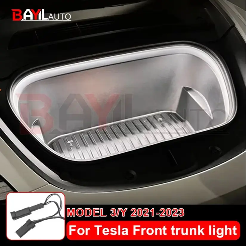 For Tesla Model 3 2021-2023 Front Trunk Ambient Light Model Y Trunk Lamp Car LED Light Flexible waterproof light bar Accessories
For Tesla Model 3 2021-2023 Front Trunk Ambient Light Model Y Trunk Lamp Car LED Light Flexible waterproof light bar Accessories