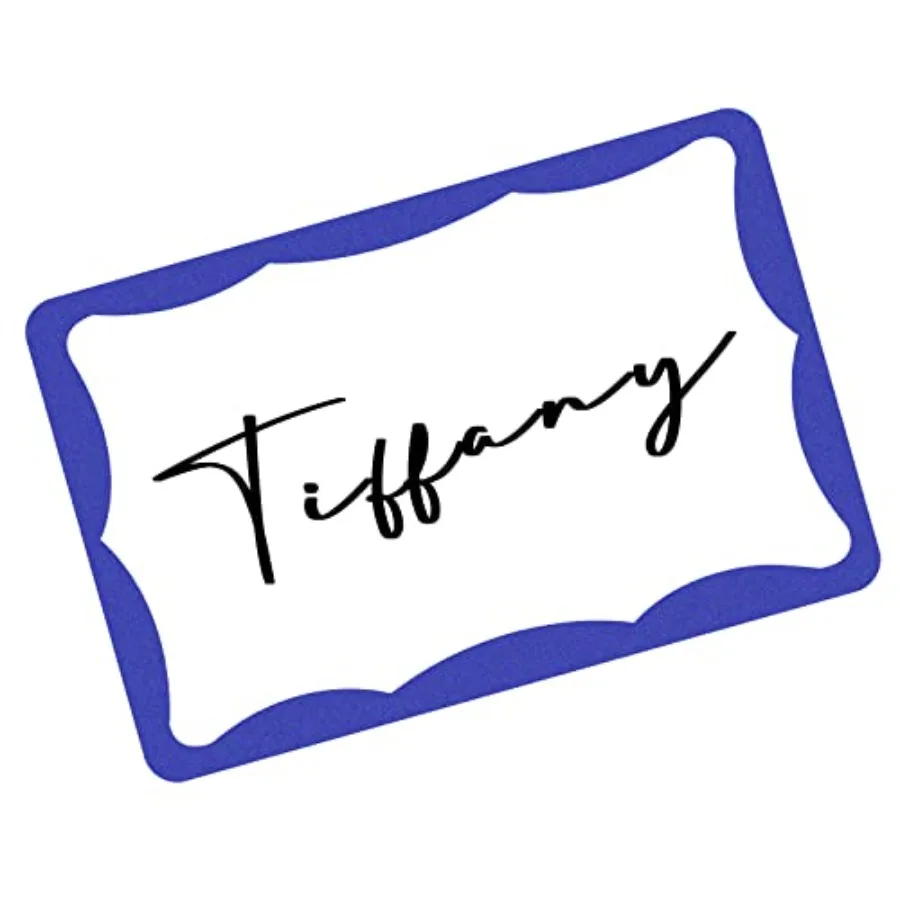 390Pcs Name Tags, 3in x 2in Name Tag Stickers, Name Tags Sticker for School Office Home White with Blue Border
390Pcs Name Tags, 3in x 2in Name Tag Stickers, Name Tags Sticker for School Office Home White with Blue Border