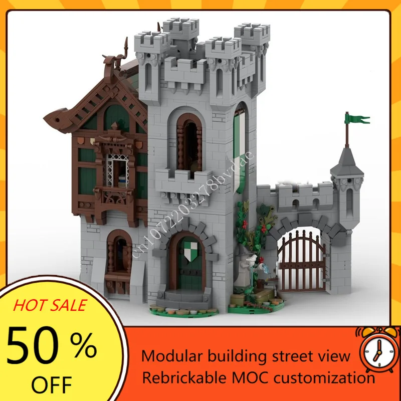 4000PCS MOC Medieval Castle Custom Puzzle Model Highland Manor Technical DIY Assembly Set Toy For Technology Child Holiday Gift
4000PCS MOC Medieval Castle Custom Puzzle Model Highland Manor Technical DIY Assembly Set Toy For Technology Child Holiday Gift