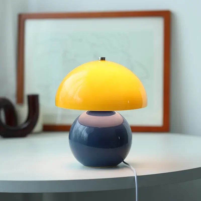 USB Glass Cream Table Lamp Middle Orange Study Atmosphere Powered Lovely Desk Lamp for Bedroom
USB Glass Cream Table Lamp Middle Orange Study Atmosphere Powered Lovely Desk Lamp for Bedroom