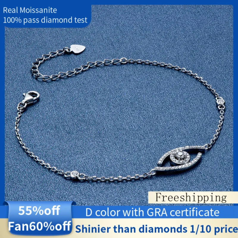 Real Moissanite Vintage Devil's Eye Women's Diamond Bracelet Silver bracelet s925 100%Pass the Diamond Test NIKAJewelry
Real Moissanite Vintage Devil's Eye Women's Diamond Bracelet Silver bracelet s925 100%Pass the Diamond Test NIKAJewelry