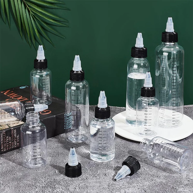 20PCS PET Plastic Squeeze Bottle transparent Liquid Bottle with Graduated Measurements for Crafts 30ml 50ml 100ml 110ml
20PCS PET Plastic Squeeze Bottle transparent Liquid Bottle with Graduated Measurements for Crafts 30ml 50ml 100ml 110ml
