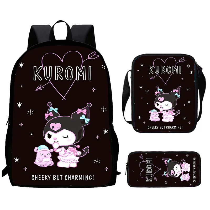 3-piece anime Black beauty children backpack Single shoulder bag pen bag large capacity schoolbag best gift for boys and girls
3-piece anime Black beauty children backpack Single shoulder bag pen bag large capacity schoolbag best gift for boys and girls