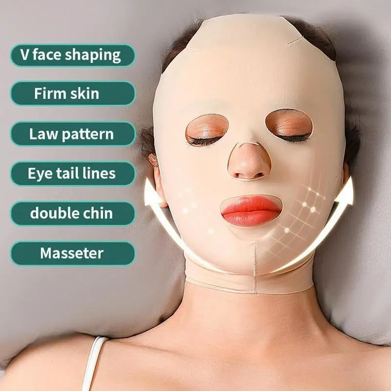 3D Reusable Face lifting Mask Sleeping Slimming Bandage V Shaper Full Face Lift Slim Sleeping face Mask Beauty Skin Care tool
3D Reusable Face lifting Mask Sleeping Slimming Bandage V Shaper Full Face Lift Slim Sleeping face Mask Beauty Skin Care tool