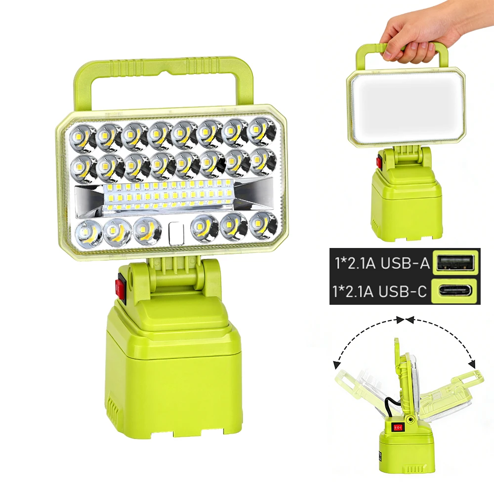 Светодиодный ручной фонарик для литиевой батареи Ryobi 18 В (без батареи), беспроводной рабочий фонарь, фонарь для кемпинга, аварийные прожекторы
Светодиодный ручной фонарик для литиевой батареи Ryobi 18 В (без батареи), беспроводной рабочий фонарь, фонарь для кемпинга, аварийные прожекторы