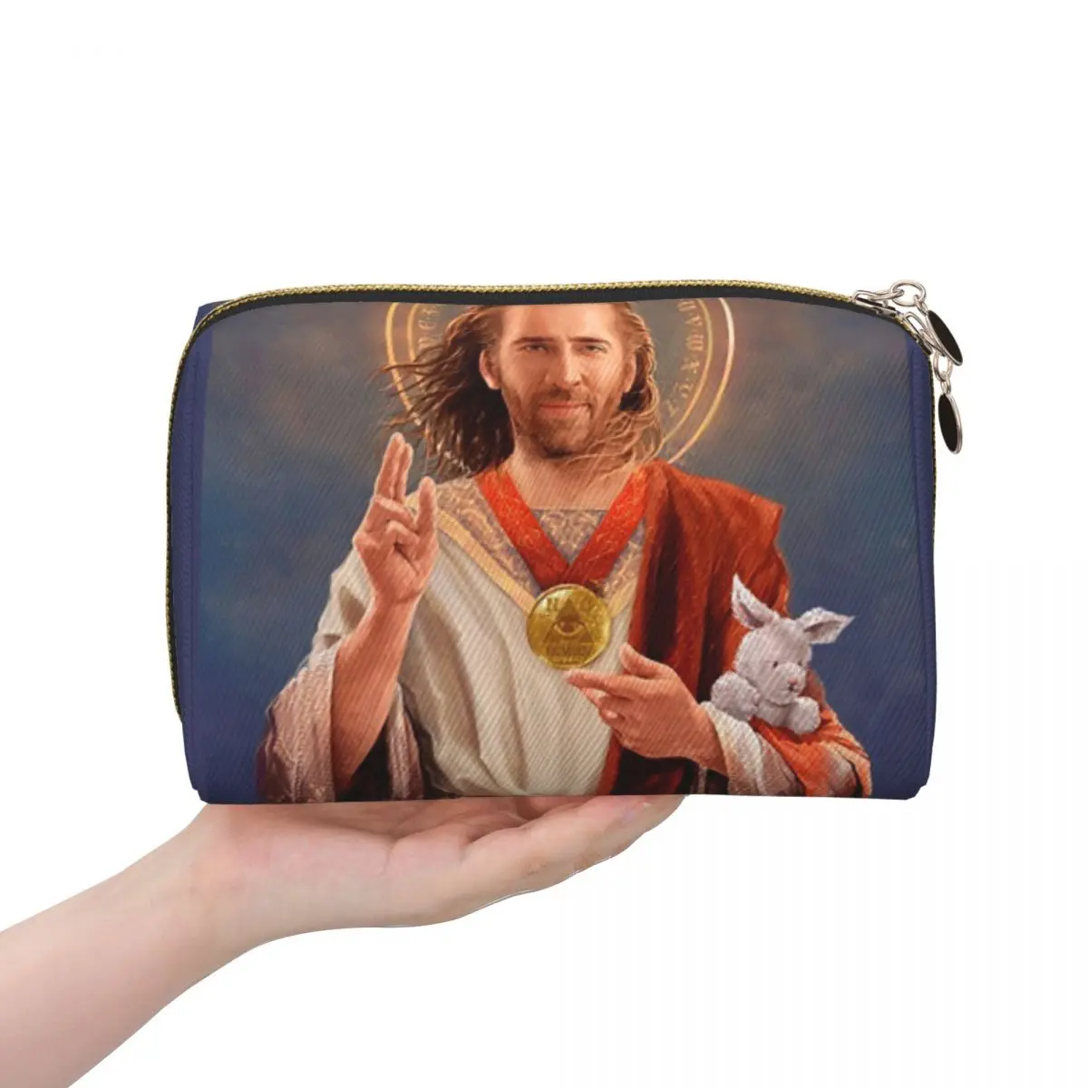 Nicolas Cage, Saint Nicolas Of Cage, Nic Cage Original Religious Painting Poster55 Women Cosmetic Bags Travel Makeup Storage Box
Nicolas Cage, Saint Nicolas Of Cage, Nic Cage Original Religious Painting Poster55 Women Cosmetic Bags Travel Makeup Storage Box