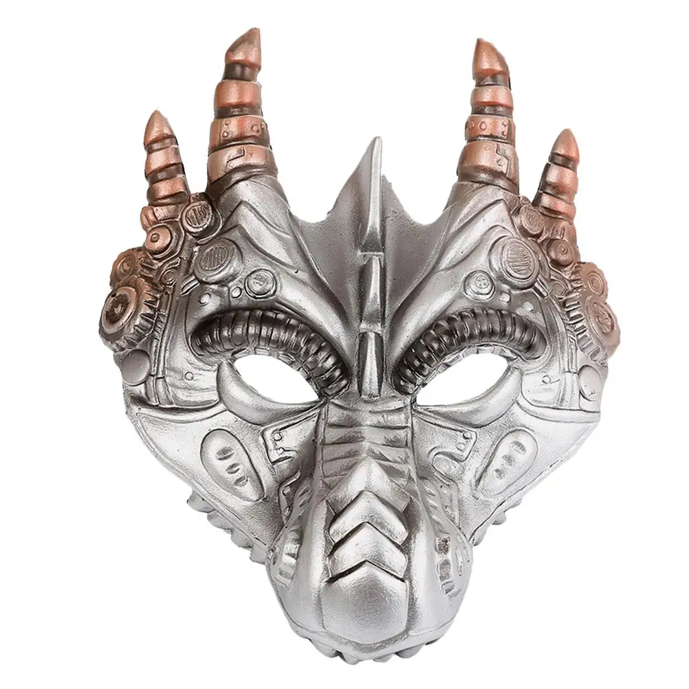 1PC Halloween Mask Stereoscopic Dragon Headgear Mask Party Props for Cosplay Festival Masquerade (Silver)
1PC Halloween Mask Stereoscopic Dragon Headgear Mask Party Props for Cosplay Festival Masquerade (Silver)